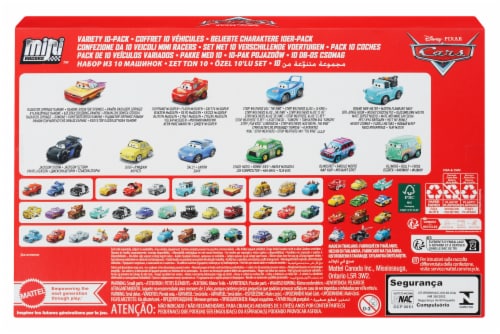 Mattel Disney Pixar Cars Mini Racers - 3 Pack Assortment