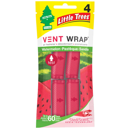 Little Trees Vent Wraps Watermelon, 4 count