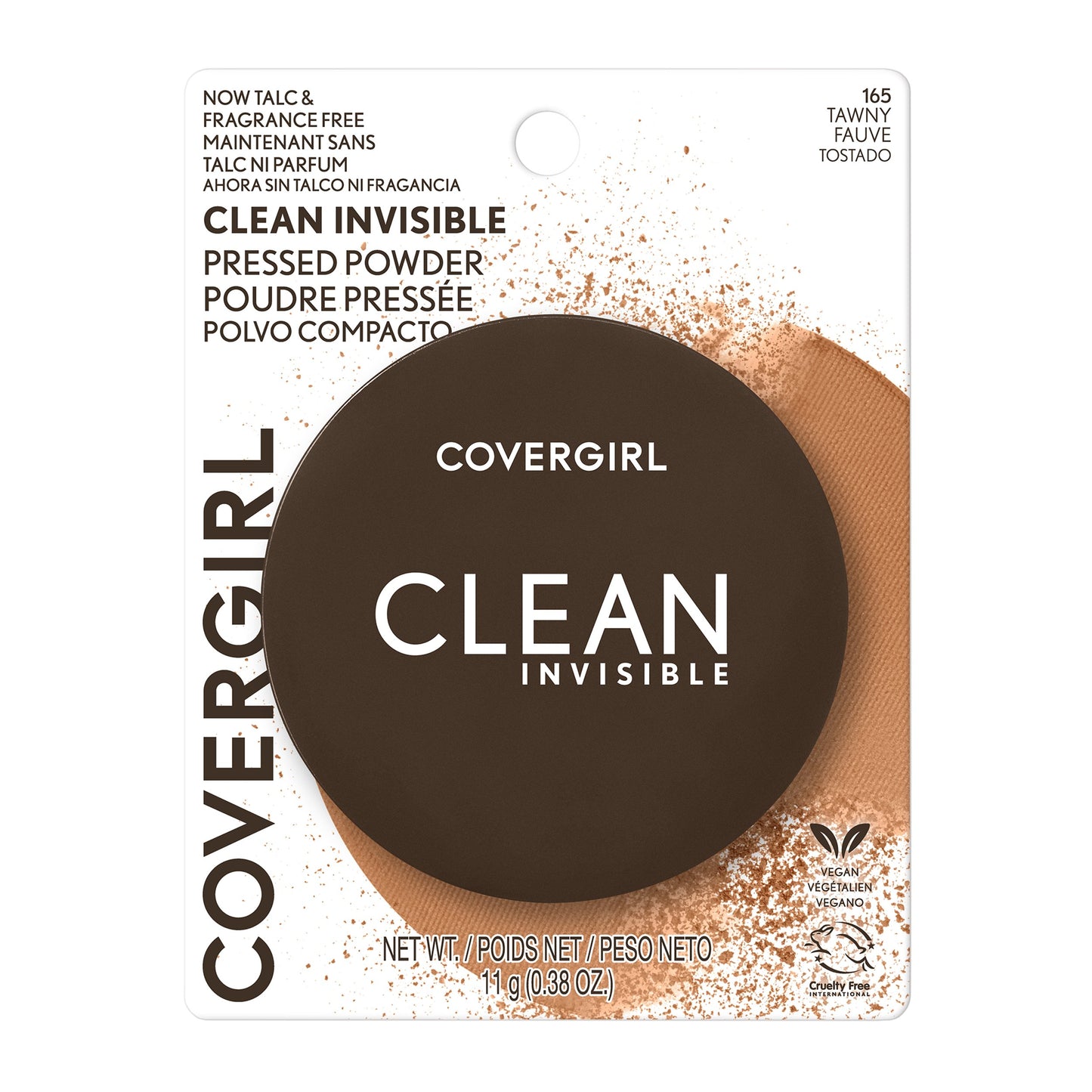 COVERGIRL Clean Invisible Pressed Powder Foundation - 165 Tawny