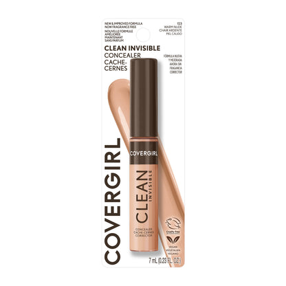 COVERGIRL Clean Invisible Concealer - 123 Warm Nude