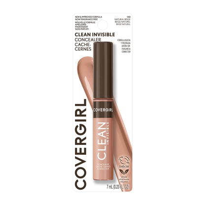 COVERGIRL Clean Invisible Concealer - 140 Natural Beige