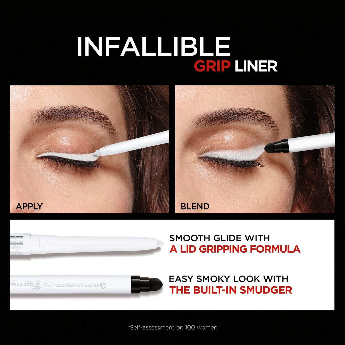 L'ORÉAL PARIS Infallible Grip Mechanical Gel Makeup Eyeliner, 240 Turquoise, 0.01 oz