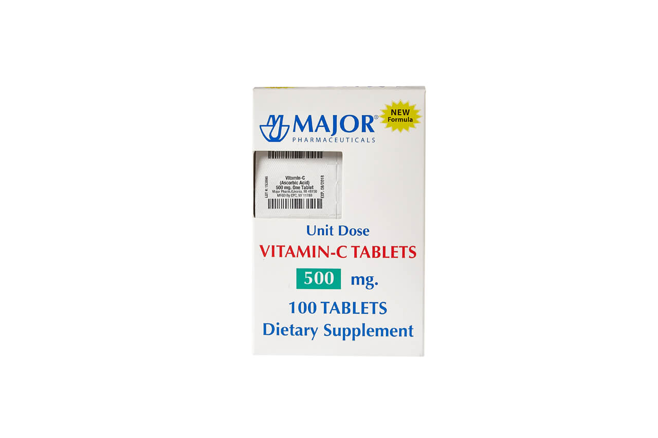 VITAMIN C 500 MG TAB 100 (10X10) UD