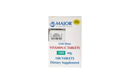 VITAMIN C 500 MG TAB 100 (10X10) UD