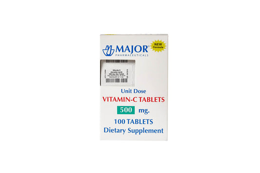 VITAMIN C 500 MG TAB 100 (10X10) UD
