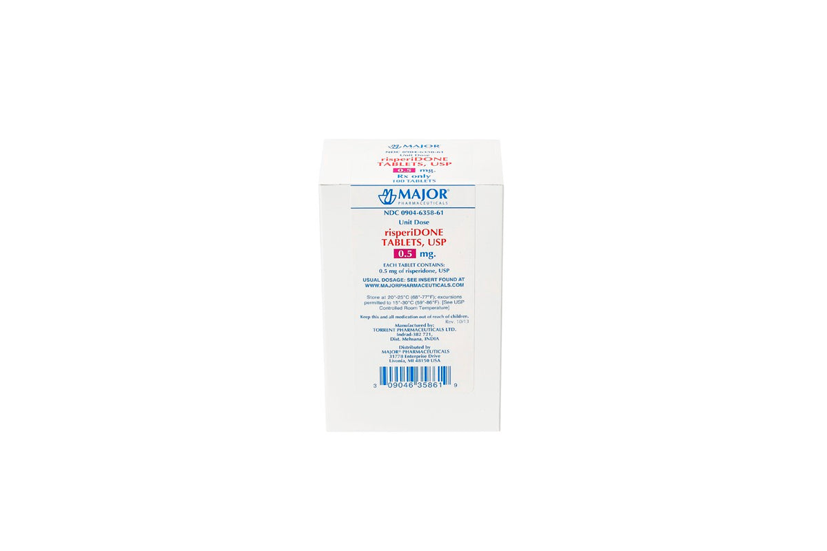 RISPERIDONE TB 0.5MG 10X10UD BPK