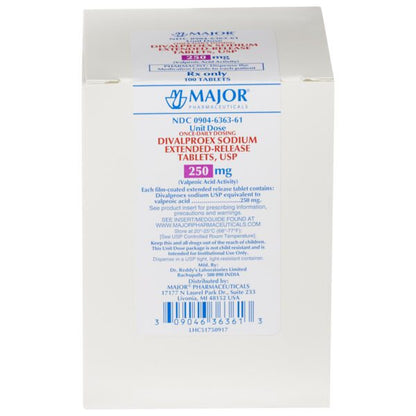 DIVALPROEX SOD ER TB 250MG 100