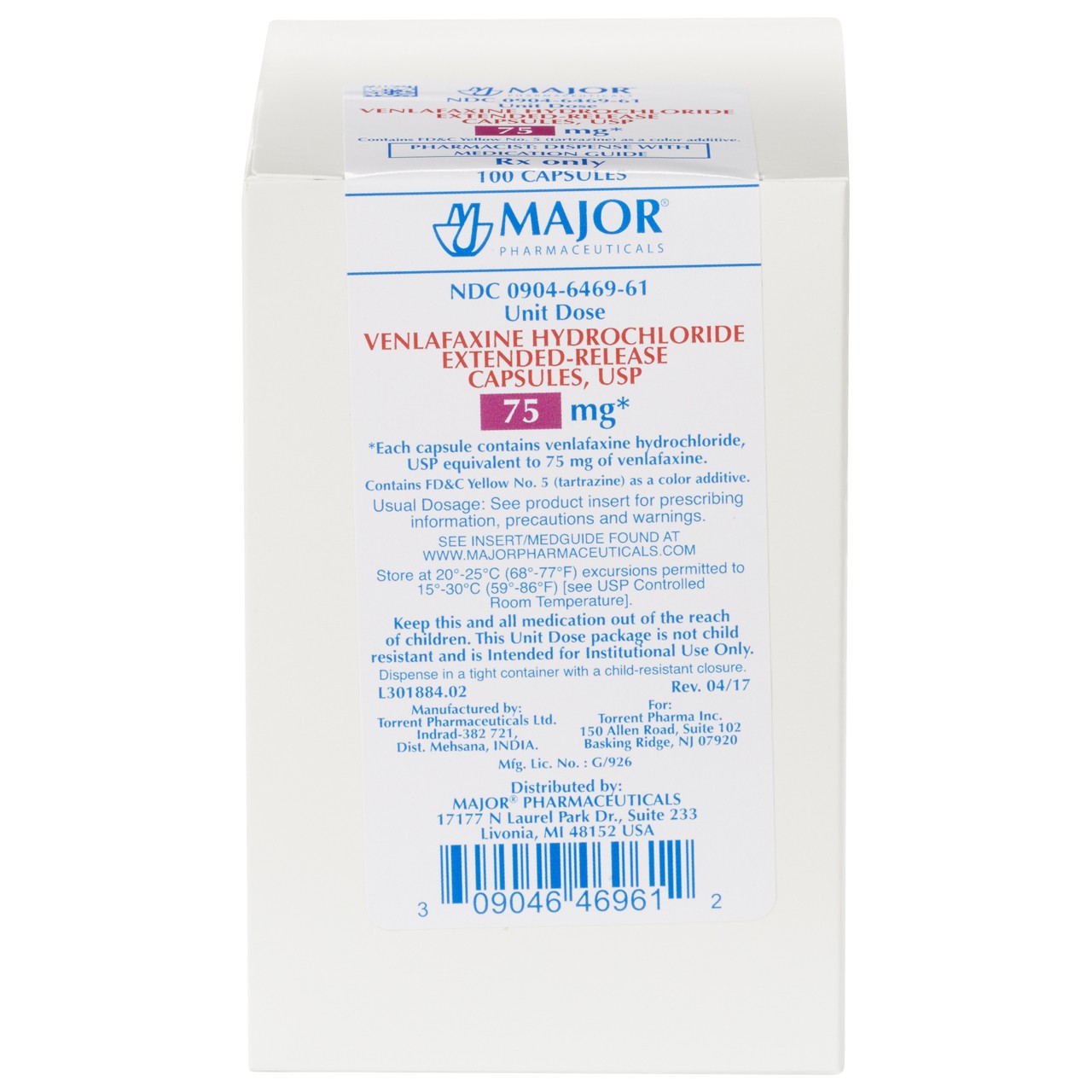 VENLAFAXINE HCL ER TB 37.5MG 90