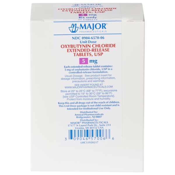 OXYBUTYNIN CHL TB 5MG 100 ER