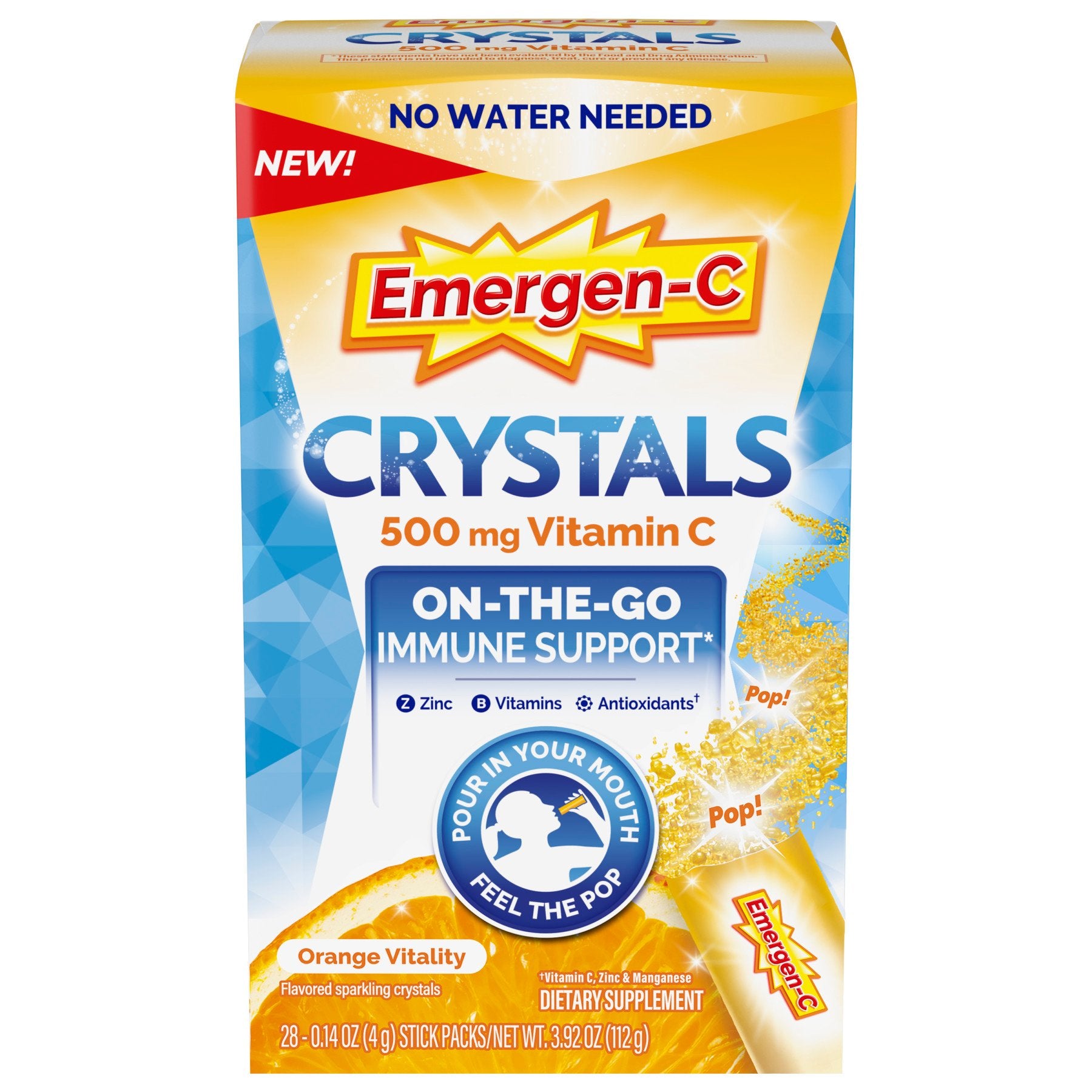 EMERGEN-C ON-THE-GO IMMUNE ORG CRY 28CT