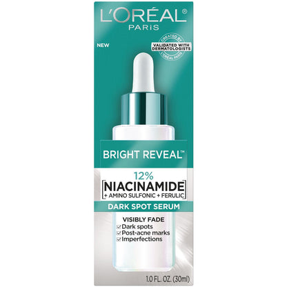 L'ORÉAL PARIS Bright Reveal Niacinamide Dark Spot Serum, 1 fl oz