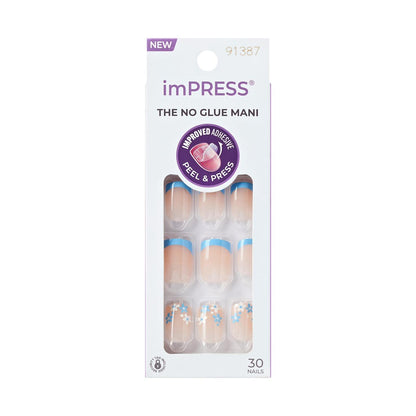 KISS imPRESS Press-On Manicure Fake Nails - Snooze