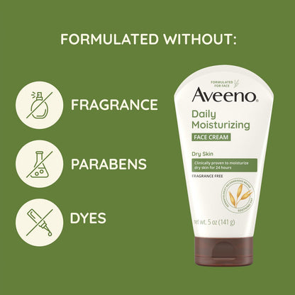 Aveeno Face Cream Daily Moisturizing 5oz
