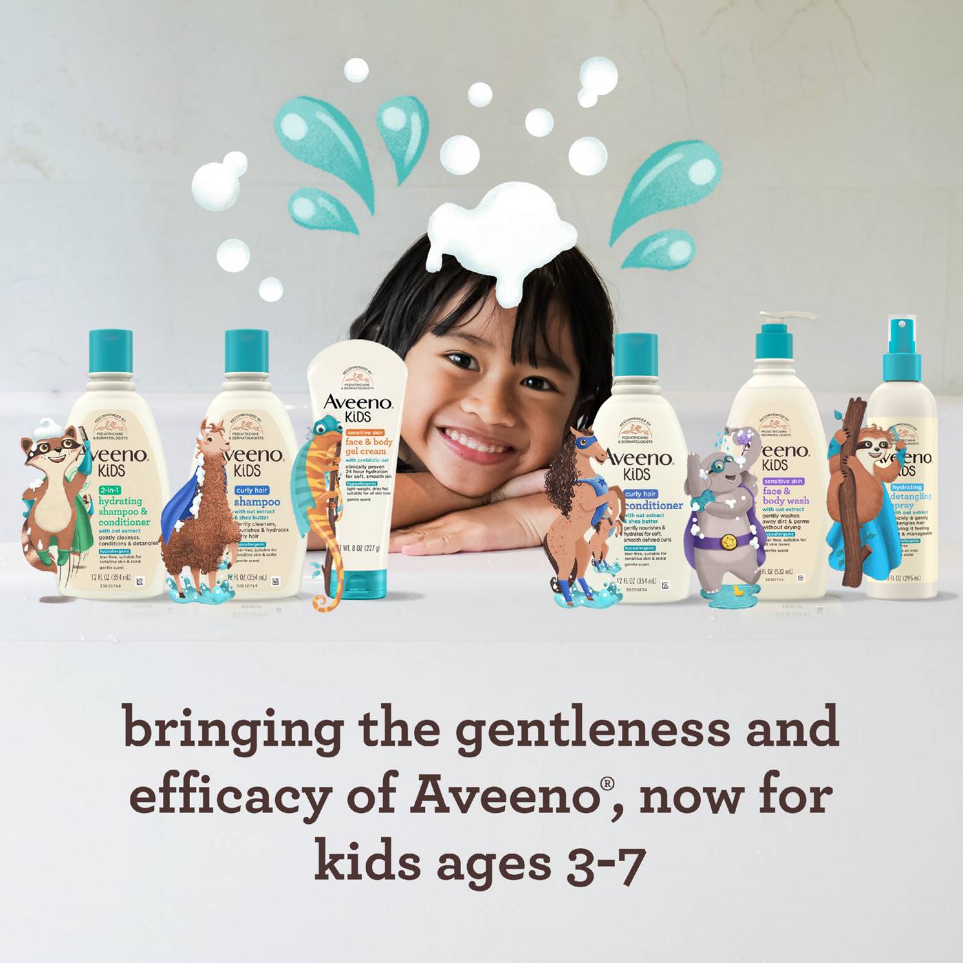 Aveeno Kids Detangling Spray Hydrating 10oz Pump
