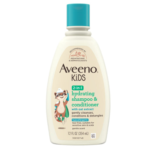 Aveeno Kids 2-In-1 Hydrating Shampoo & Conditioner 12oz