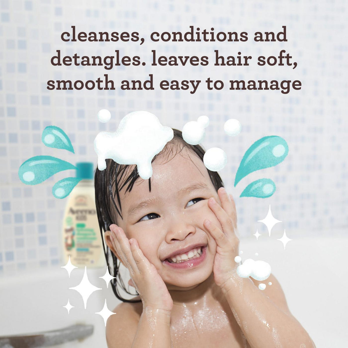 Aveeno Kids 2-In-1 Hydrating Shampoo & Conditioner 12oz