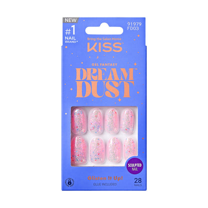 KISS Gel Fantasy Dreamdust Fake Nails - Diamonds 4 Me
