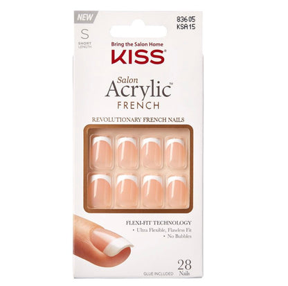 KISS Salon Acrylic Revolutionary French Press-On Nails - Bonjour