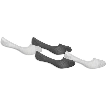 Russell Fashion Foot Men's No Show Liner Socks - White, 2 pairs