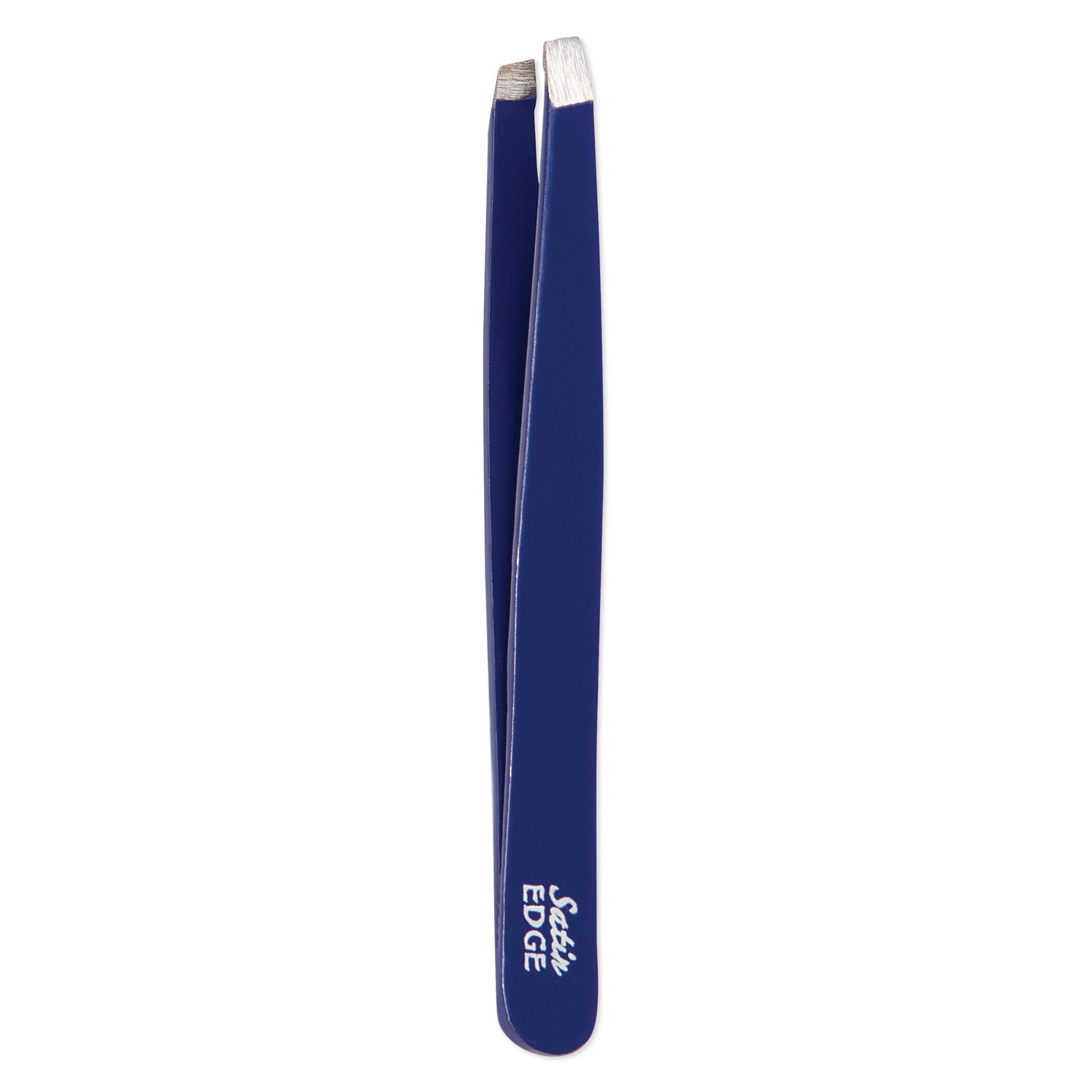 TWEEZER,SLANT TIP,BLACK