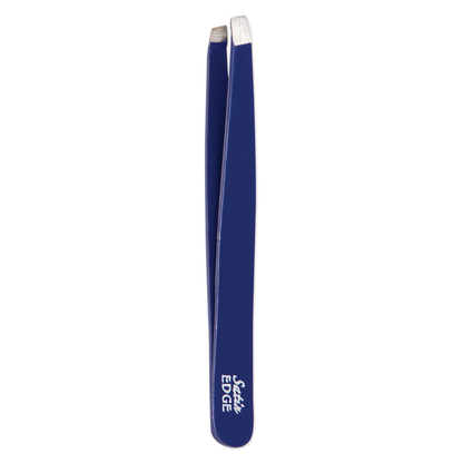 TWEEZER,SLANT TIP,BLACK