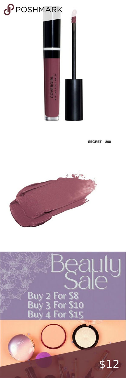 COVERGIRL Melting Pout Matte Liquid Lipstick - 300 Secret