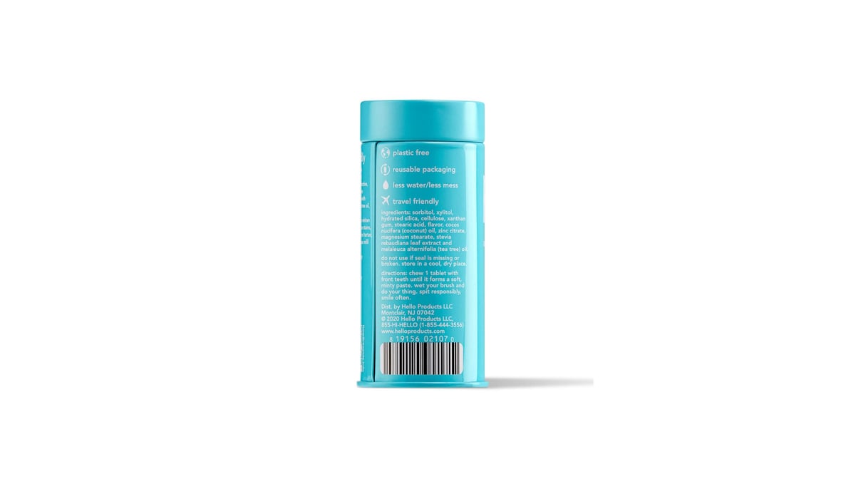HELLO 4OZ NATURAL PEPPERMINT
