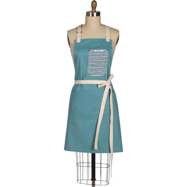 Kaydee Designs 26"x34" Chef Apron, Aqua Haze