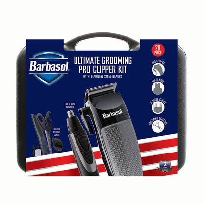 Barbasol All-In-One Grooming Kit 9 Piece Battery-Powered