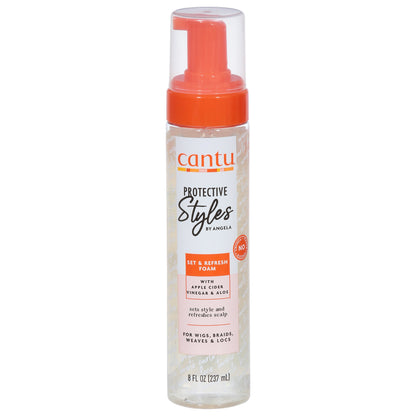 Cantu Protective Styles Set And Refresh Foam 8oz