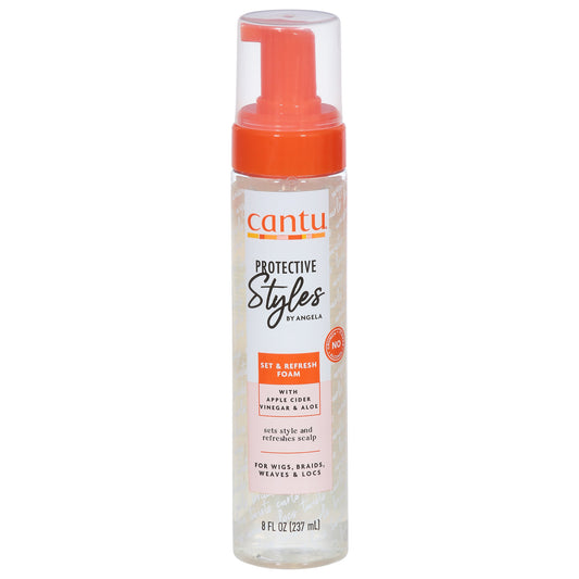 Cantu Protective Styles Set And Refresh Foam 8oz