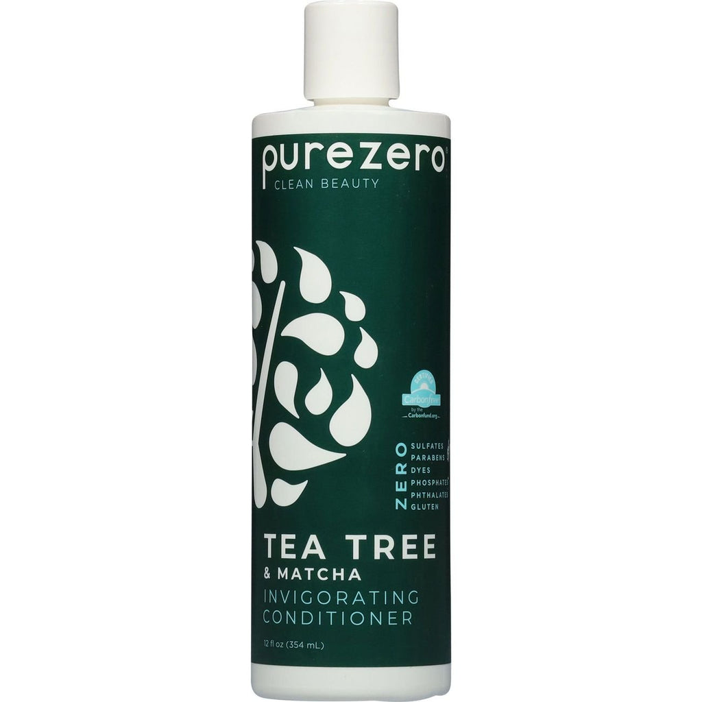 Purezero Shampoo Tea Tree & Matcha Invigorating 12oz