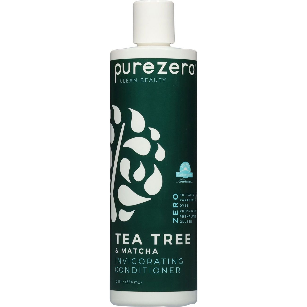 Purezero Shampoo Tea Tree & Matcha Invigorating 12oz
