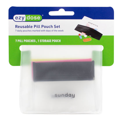 REUSABLE PILL POUCH SET W/DOW