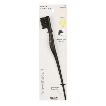 CONAIR Curl Collective 2 -in-1 Edge Brush