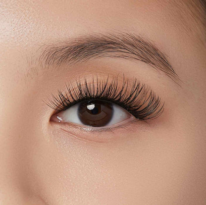 KISS imPRESS Falsies Individual Lashes With Mini Applicator - Sleek Natural, 12 count