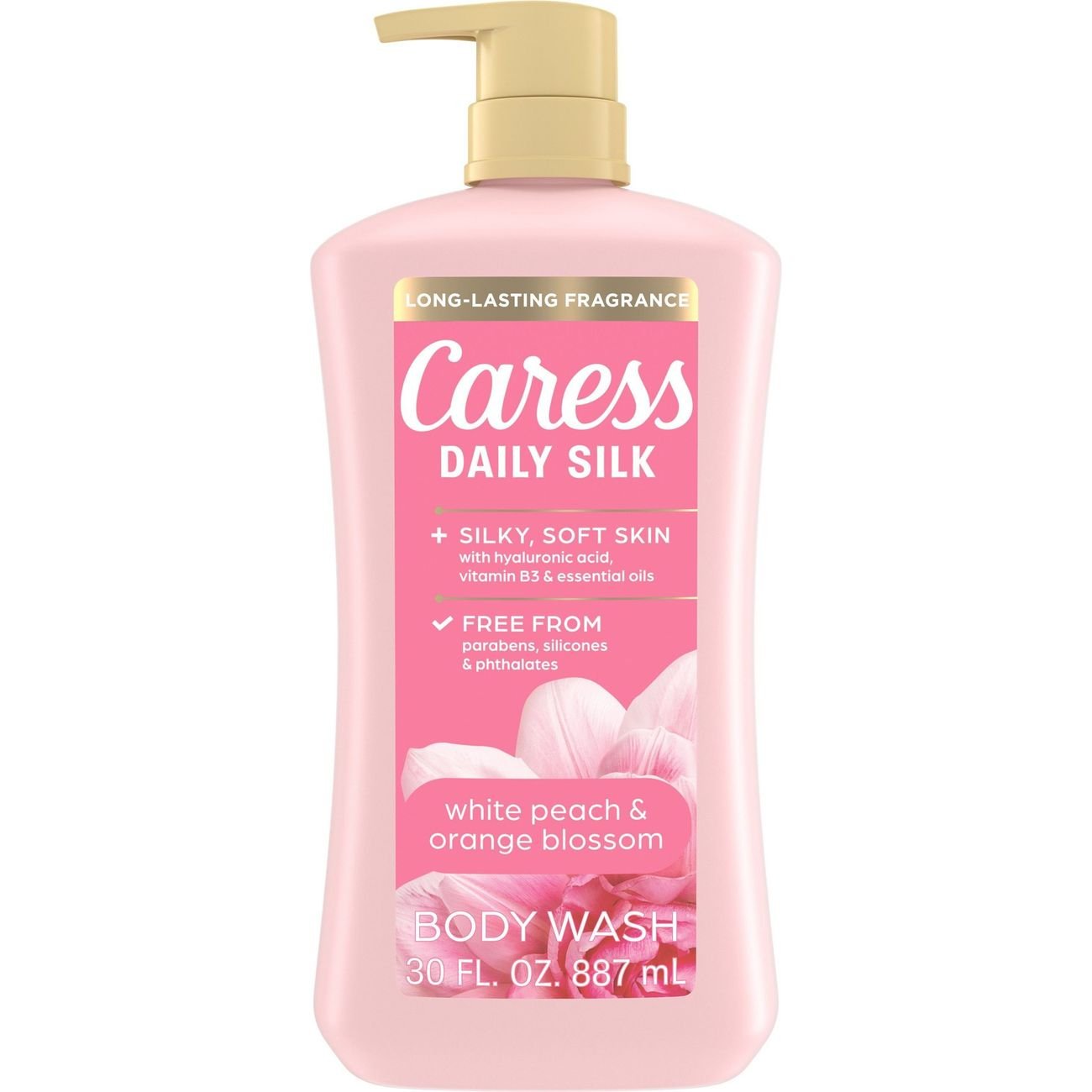 Caress Body Wash Daily Silk Wt Peach & Orange Blossom 20oz