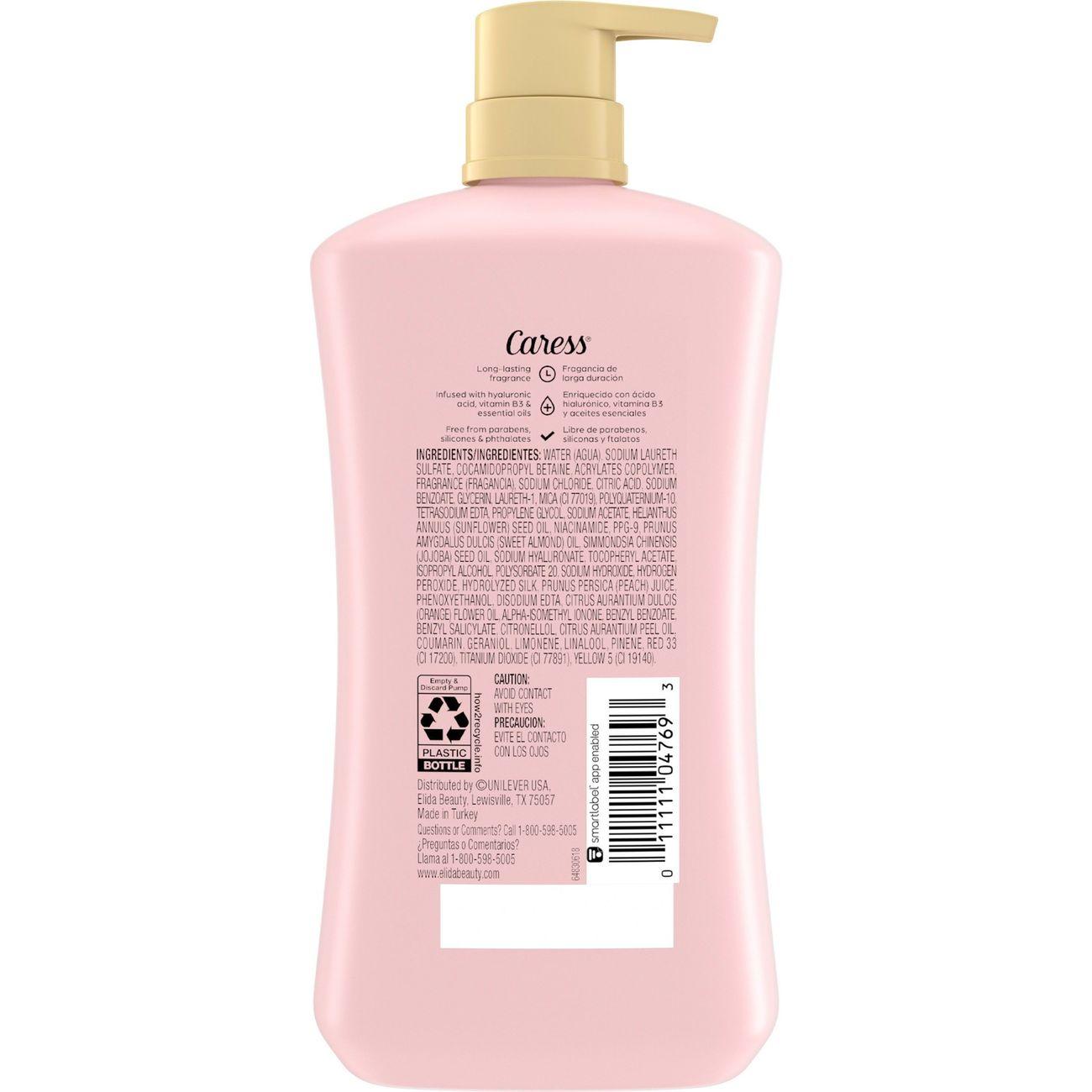 Caress Body Wash Daily Silk Wt Peach & Orange Blossom 20oz