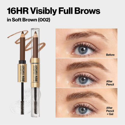 REVLON ColorStay Brow Fantasy Pencil & Gel - 102 Soft Brown