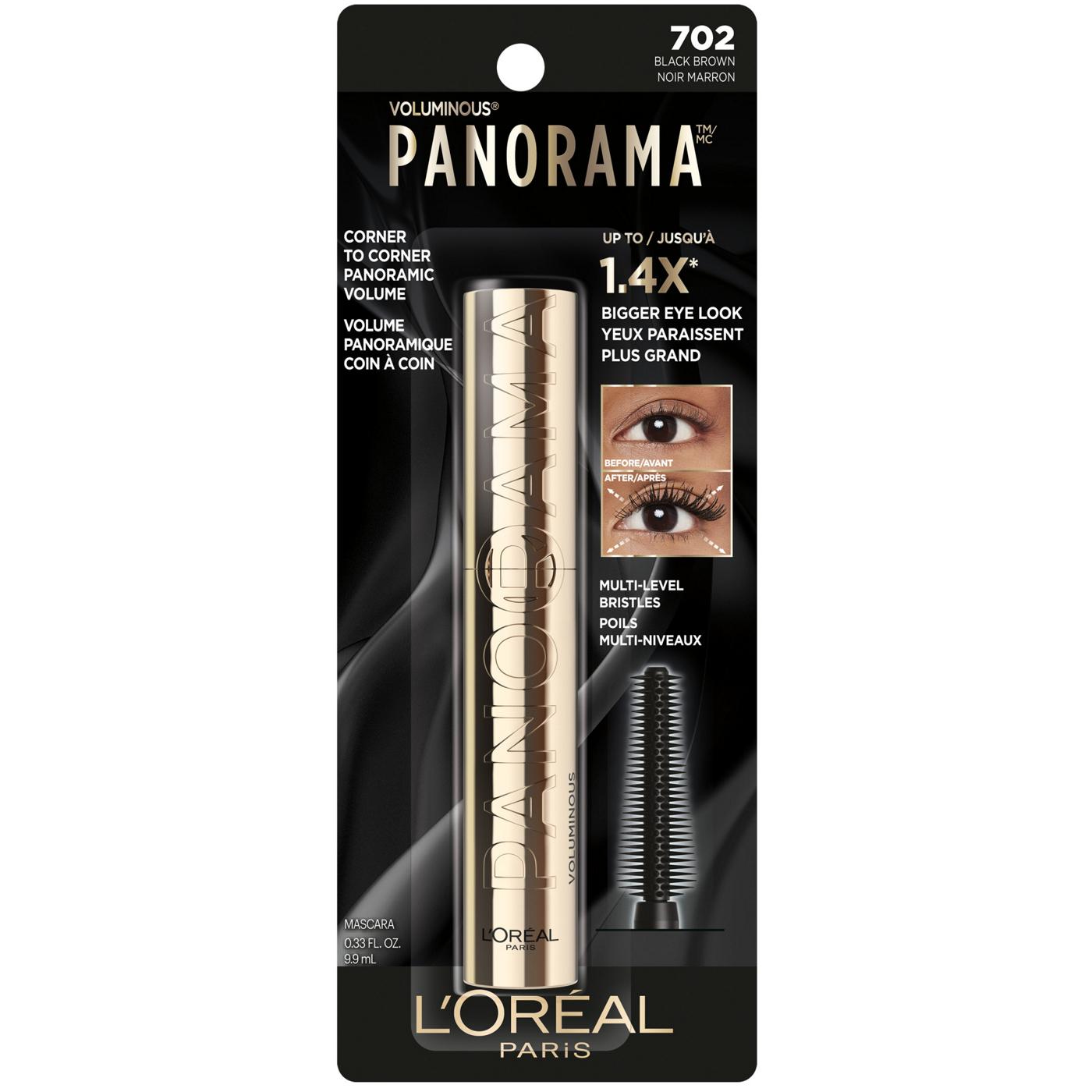 L'ORÉAL PARIS Voluminous Panorama Chromatic Mascara, 705 Brown Leather