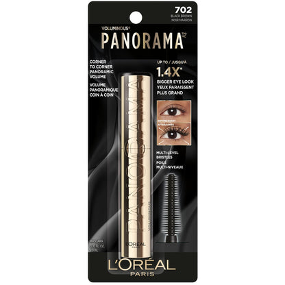 L'ORÉAL PARIS Voluminous Panorama Chromatic Mascara, 705 Brown Leather