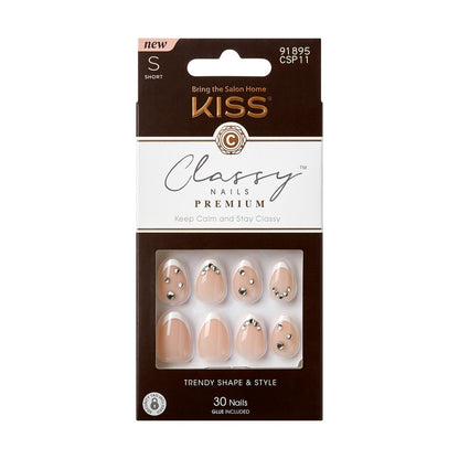 KISS Natural Professional Coverage Premium Faux Nails - Earthly, 140 count