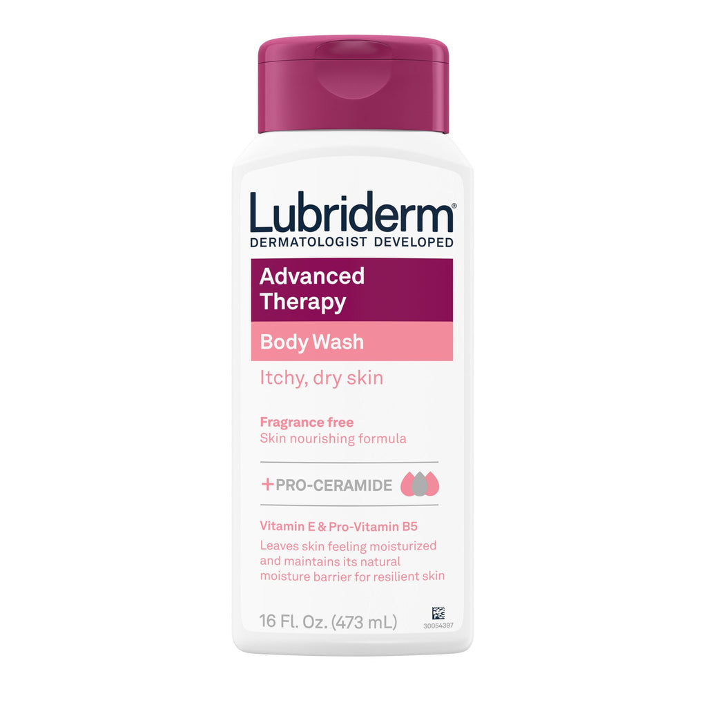 Lubriderm Advanced Therapy Body Wash 16oz Itchy Dry Skin