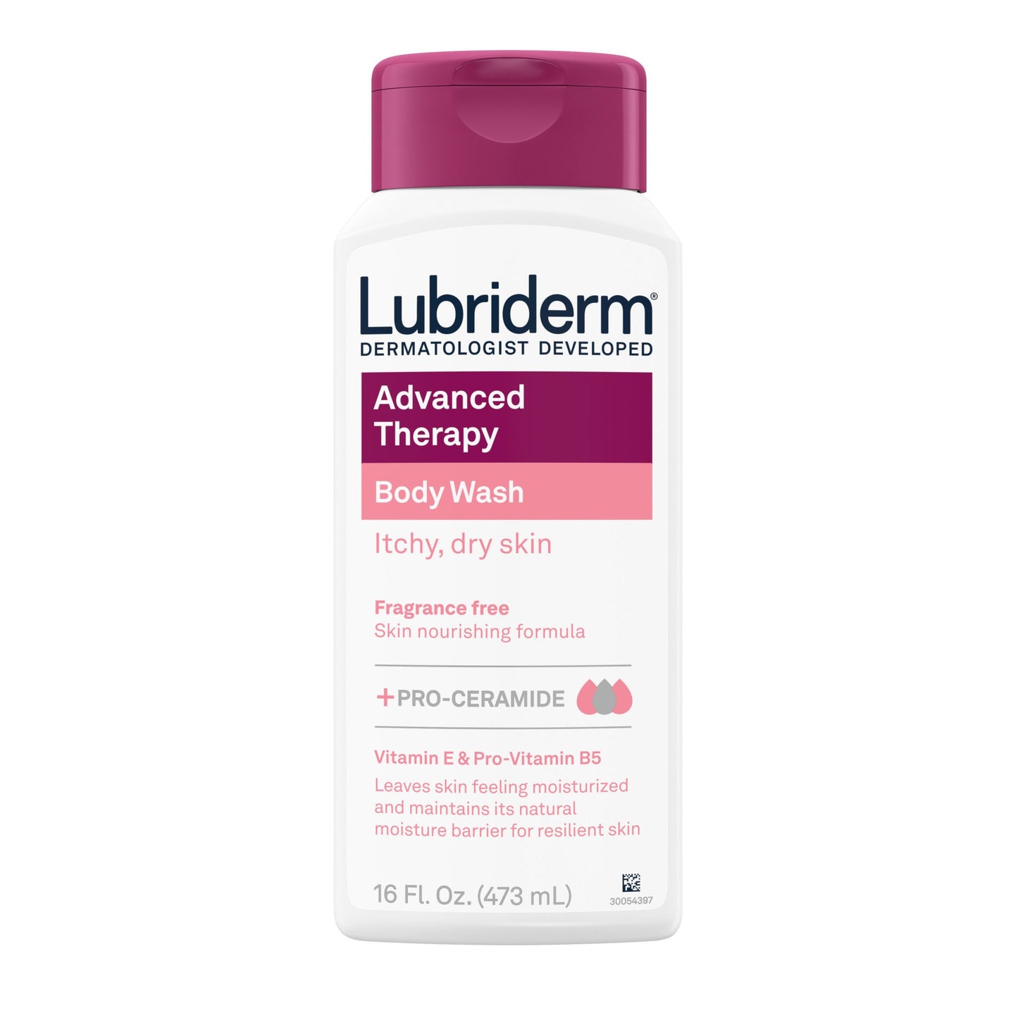 Lubriderm Advanced Therapy Body Wash 16oz Itchy Dry Skin