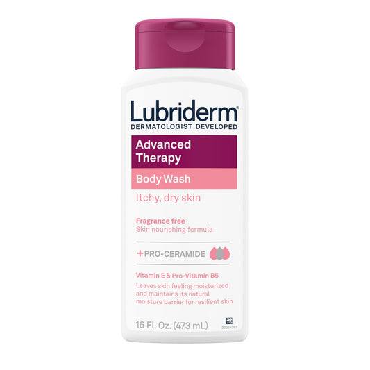 Lubriderm Advanced Therapy Body Wash 16oz Itchy Dry Skin