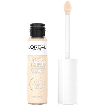 L'ORÉAL PARIS True Match Radiant Serum Concealer with Hyaluronic Acid, N1 Light, 0.33 fl oz