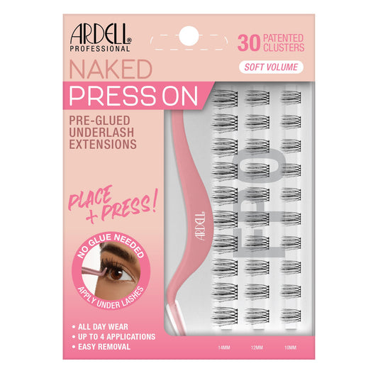 Ardell Press On Underlash Extensions - Naked Soft Volume, 30 count