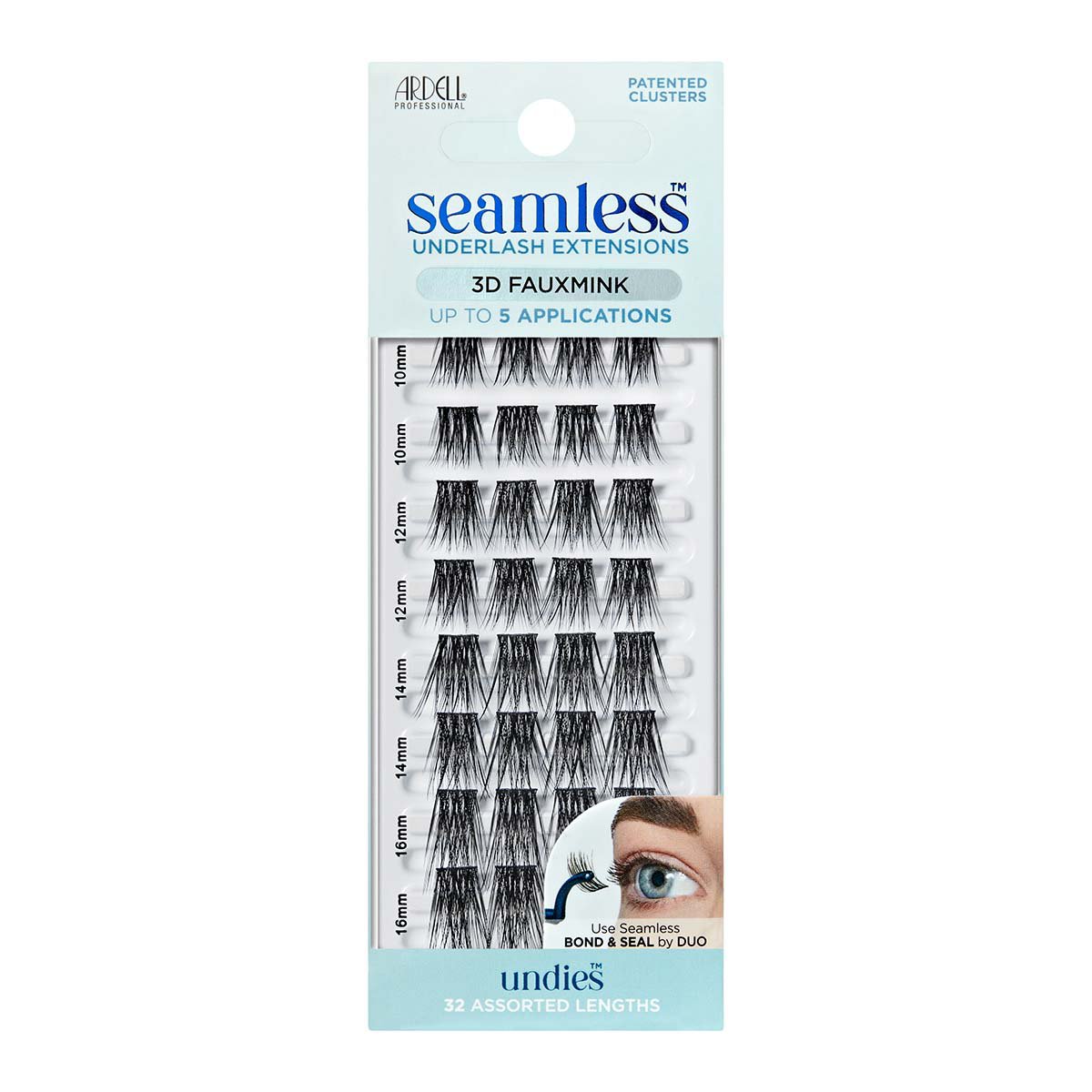 Ardell Press On Underlash Extensions - Faux Mink Volume, 30 count