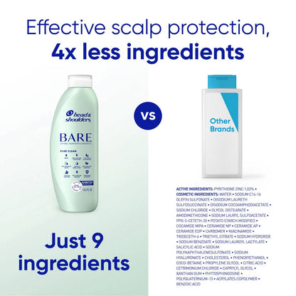 Head & Shoulders Shampoo Bare 3oz (12in) Soothing Hydration