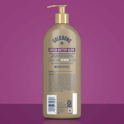 Gold Bond Cocoa Butter Glow Daily Hydrating Lotion 5.5oz
